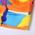 Zoilmxmen 2019 New Trend Personality Stripe Painted Casual Print Surf Beach Shorts Orange B07MTJCJJX